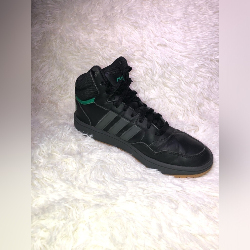 Adidas Men's Black and Green Sneakers - Picture 10 of 14
